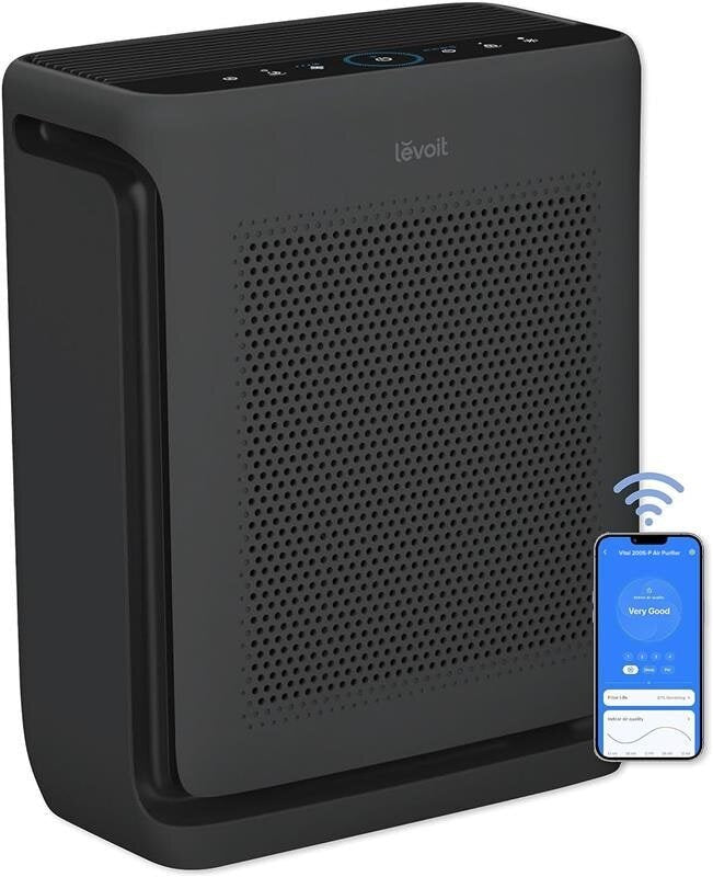 Levoit Vital 200S - P Smart Air Purifier - Black - Levoit